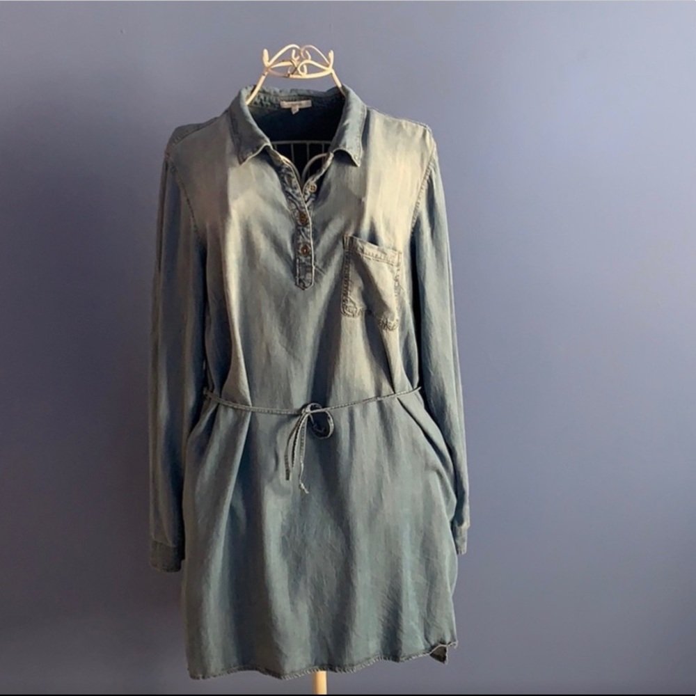 Denim Shirt Dress
